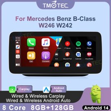 F&uuml;r Mercedes B-Klasse W246 12.3" 128GB Android 14 Autoradio GPS DAB+ CarPlay SWC