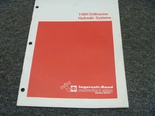 Ingersoll-Rand T4BH Drillmaster Drill Rig Hydraulic System Schematics Manual xo