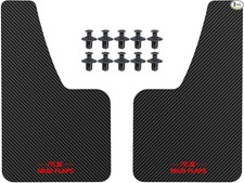 2pcs Black Universal Mudflaps for Car SUV Van -14.17x8.27in-2pcs/set Black