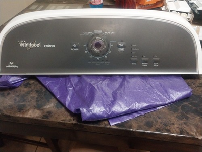 #ad Whirlpool Cabrio Dryer Control Panel W1279095 Used White Good Condition $94.09