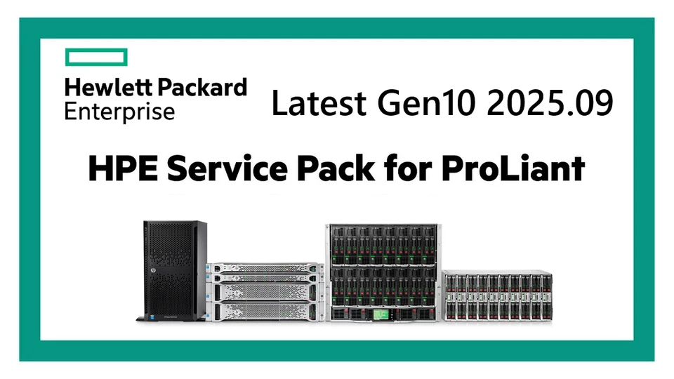 **NEU** HPE Service Pack ProLiant SPP 2025.09 Neuester Gen10 Server - Instant Link