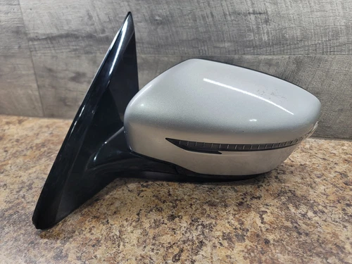 2017 Nissan Pathfinder OEM Left Hand Drivers Side Power Door Mirror Silve Heated