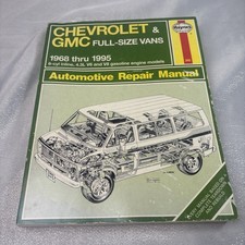 Haynes Chevrolet GMC Full Size Vans Automotive Repair Manual 1968-1995