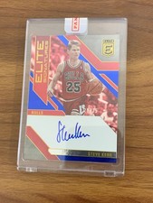 2023-24 Donruss Elite Steve Kerr Elite Blue Signatures /25 Chicago Bulls #ES-SKC