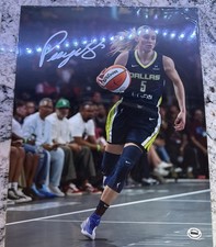Paige Bueckers Signed WNBA Dallas Wings 11x14 Photo COA NCAA Champion