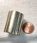 ANTIQUE CHINESE PAKTONG / WHITE BRASS COPPER OPIUM ROLLER TOOL — photo 8