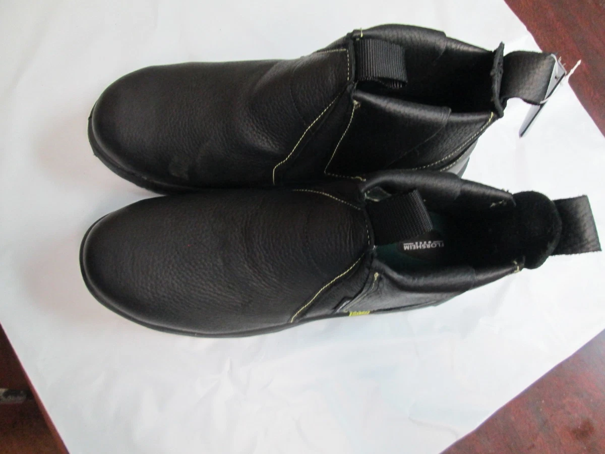 Steel Toe NEW Florsheim Work FE690 Black Steel Toe Met Guard Boots Men 10.5D Florsheim Steel Toe Boots for Men for Sale | Shop New & Used  main image 2