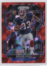 2021 Panini Prizm Red Ice Prizm Andre Reed #124 HOF 1lm5