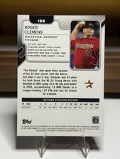 2025 Topps Pristine  Roger Clemens #155 Aqua Refractor /199 Pristine Astros !!!