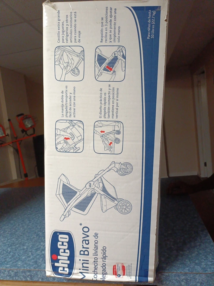 Легкая быстро складывающаяся прогулочная коляска Chicco Mini Bravo - - Изображение 4 из 4