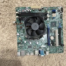 Dell MicroATX Motherboard 0C2KJT LGA1155 DDR3 w/ CPU Cooler  Screws