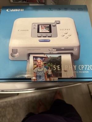 Canon Selphy CP720 Compact Photo Printer Never  Used- Comes With Camera