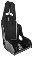 Jegs Aluminum Racing Seat Black 17 In. Hip Width