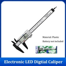0-150mm Vernier Caliper Measuring Tool 6inch LCD Digital Electronic No Battery