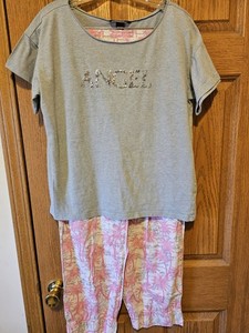 Victorias Secret Pajama Set Size M Pants L Shirt