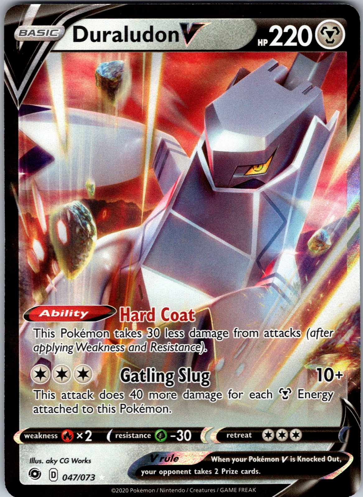 Duraludon V 47/73 Ultra Rare Holo Champion's Path NM