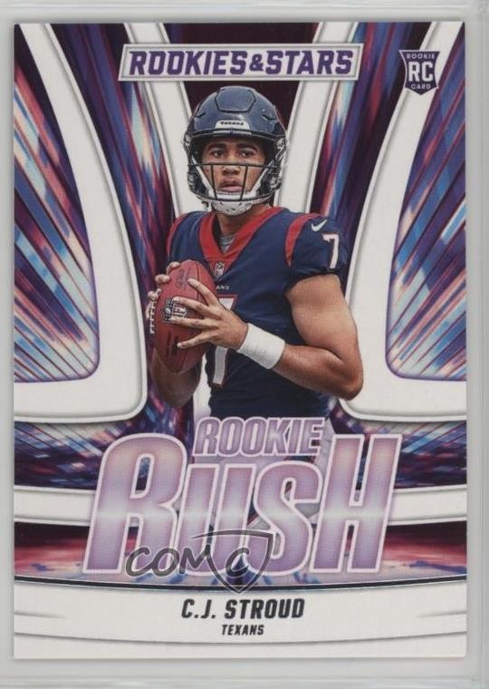 2023 Panini Rookies & Stars Rookie Rush CJ Stroud #RR-4 1m85