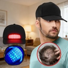 LED Red Light Therapy Hat for Hair Growth  Loss Treatment - USB Chargeable