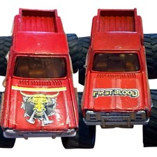 2 Vintage 1989 Racing Champions Monster Trucks, “First Blood” And “Taurus”