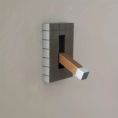 3D Printed Gamer Light Switch Cover   Flip Handle Toggle Wall Plate Decor