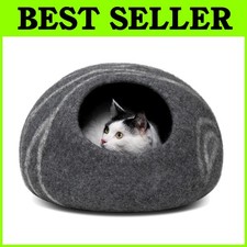 Felt Cat Bed - Handcrafted Merino Wool