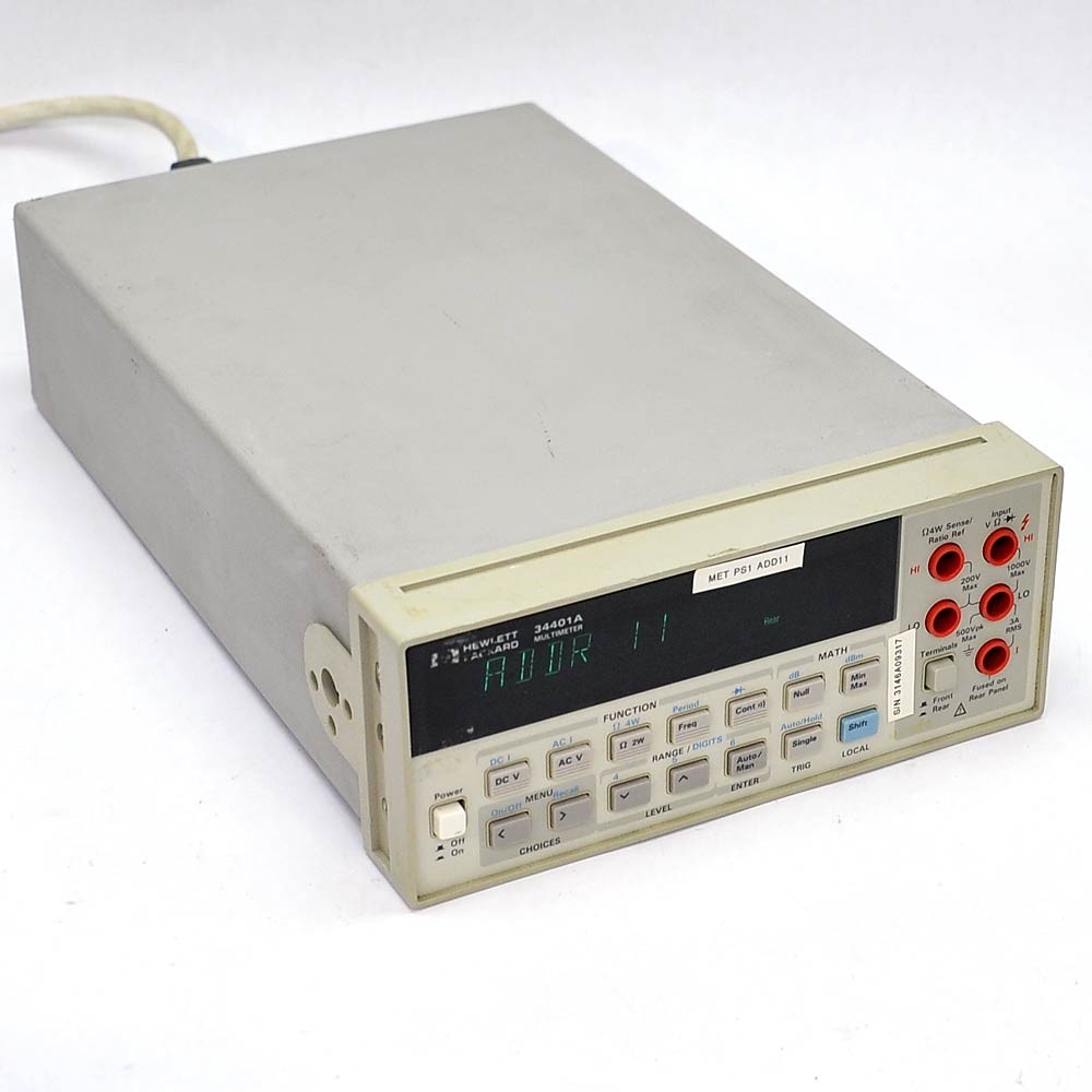 HP 34401A Digital Multimeter DMM 6½-Digit True RMS with GPIB AS-IS Gets Stuck
