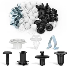 GOOACC 70Pcs Door Trim and Sill Plate 70 Pcs, VW Audi Clips Assortment 