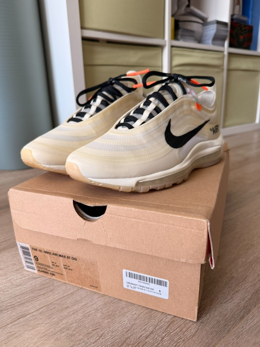 THE10 NIKE AIR MAX97OG off-white Nike Off White X The 10 Air Max