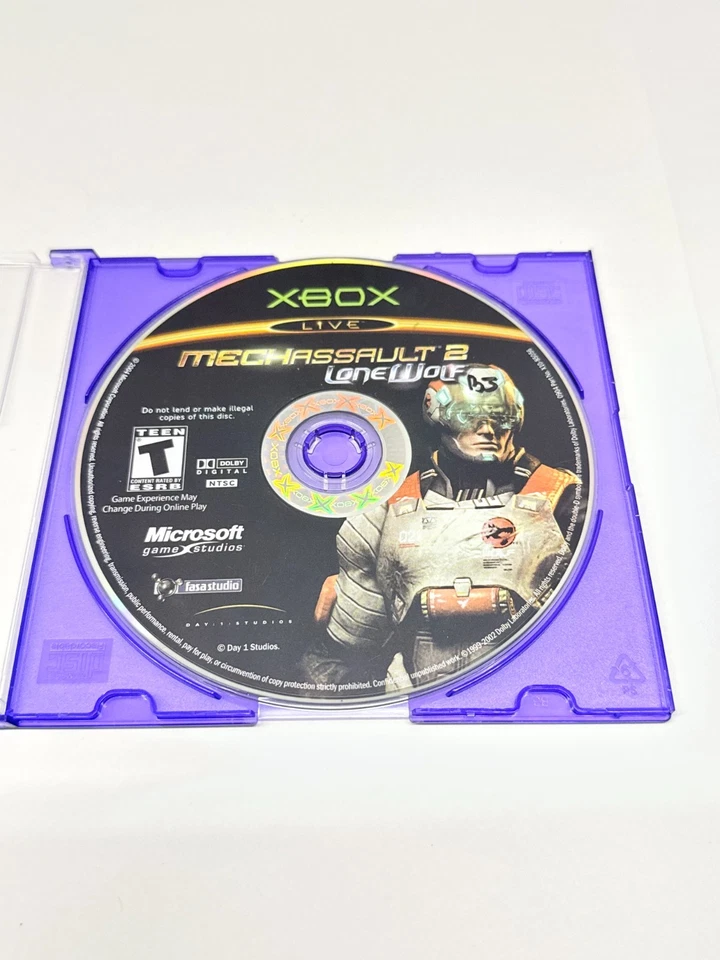 MechAssault 2: Lone Wolf (Microsoft Xbox, 2004) Disc Only - Image 4 of 4