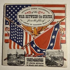 View-Master THE WAR BETWEEN THE STATES - B790 - 3 Reel Set  Booklet V1 