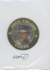 1991 Slurpee Super Star Sports Coins Mideast Region Green Back Cecil Fielder 5hy