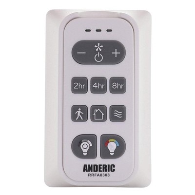 RRFA0308 Ceiling fan Remote Control for Harbor Breeze Boltz III, Mac