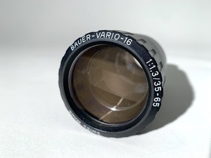 Bauer 35-65mm Zoom Projection Lens For 16mm Projectors