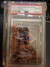 2019 Hoops Premium Stock Luka Doncic Courtside-HOLO #14, GEM MT PSA 10