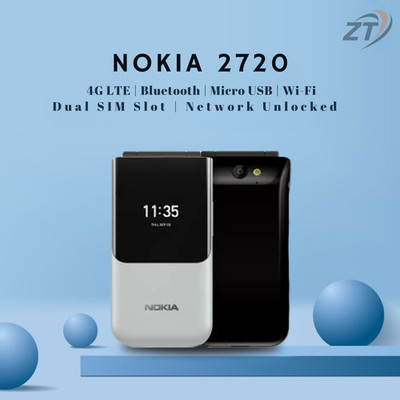 Nokia 2720 - 4G - Grau - Dual Sim (Entsperrt)