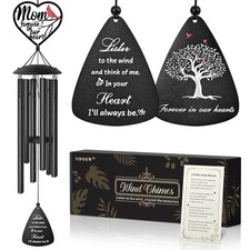 Memorial Gifts for Loss of Mom, 36" Memorial Wind Chimes for Loss of Mother, ...