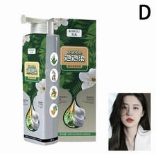 2024 New Pure Plant Extract For Grey Hair Color Bubble Dye Bubble Hair Dye  