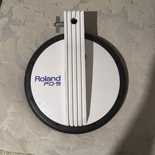Roland PD-9 Electronic Drum Pad     Tested Working 10 Inch Dual Trigger