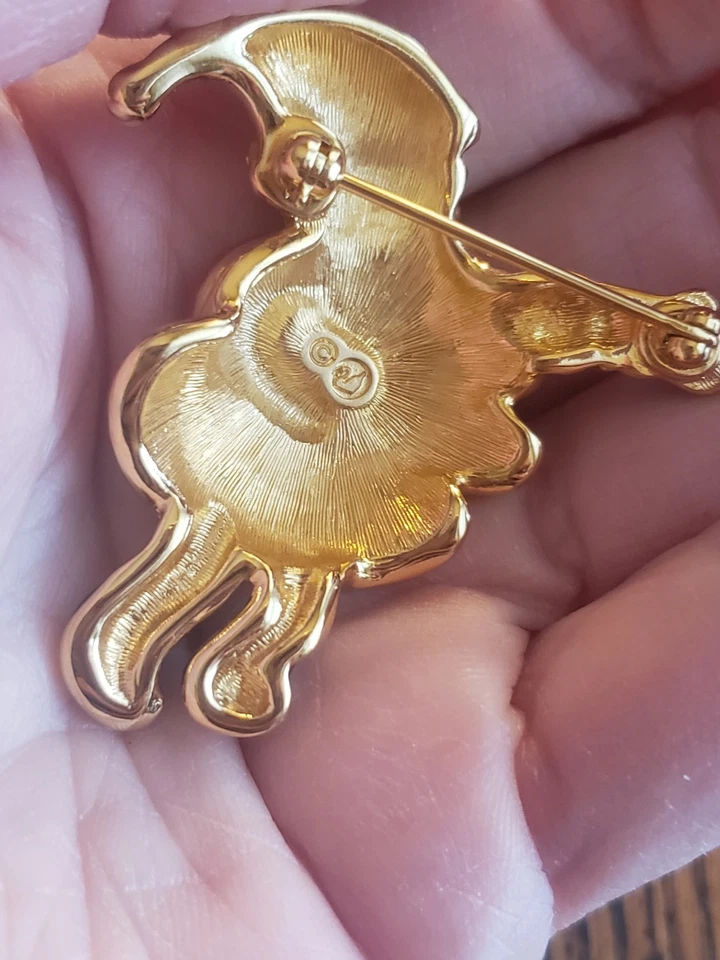 Swarovski Cisne Auténtico Papá Noel Pin Y OLIVER Papá Noel Pin Broche Navidad  Foto 3 de 4