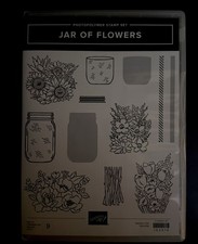 Stampin Up JAR OF FLOWERS Stamp Set New
