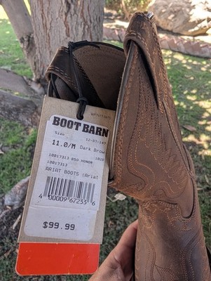 Ariat Boys Dark Brown Western Cowboy Boots US Size 11 MPN 10017313