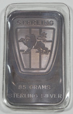 Sterling Automobile Promotional 85 Grams .925 Sterling Silver Bar Sealed 82.33 per troy oz