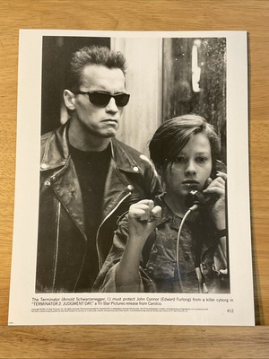 1991 Terminator 2 Judgment Day Arnold Schwarzenegger Original Press Photo 
