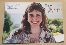 Morgane Ferru Orig. signierte Autogrammkarte Praxis mit Meerblick Autogramm #26