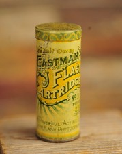 1913 Eastman Spreader Flash Cartridges Kodak Half Dozen Unused Tin Camera Flash