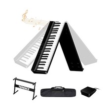 Portable Piano Keyboard 88 Keys: TERENCE Folding Digital Piano Portable Semi-...