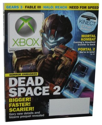 Xbox September 2010 Offizielles Magazin Buch   Dead Space 2 Cover