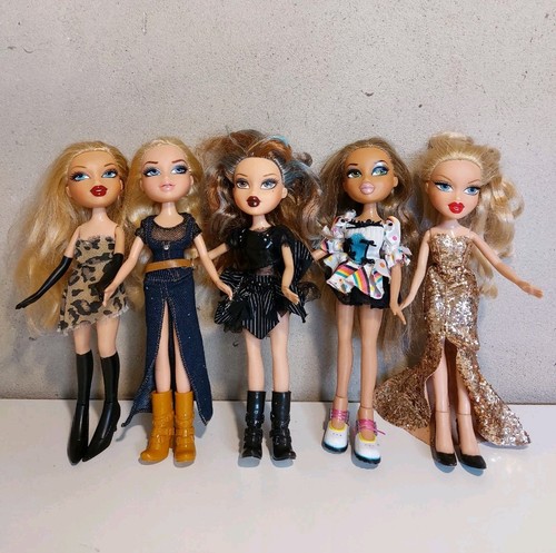 Muñeca De Moda Original Bratz Pretty 'N' Punk Meygan Jade Sasha Yasmin Cloe 2 Trajes Maleta Muneca Coleccionable Juguetes Para Ninas Regalo