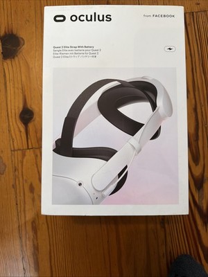 Oculus Meta Quest 2 Elite Strap with Battery VR Headset Accessory NEW open box