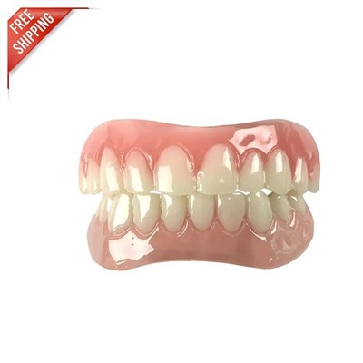 Natural Comfort Fit Flex Teeth Set - Upper & Lower for Instant Smile Makeover